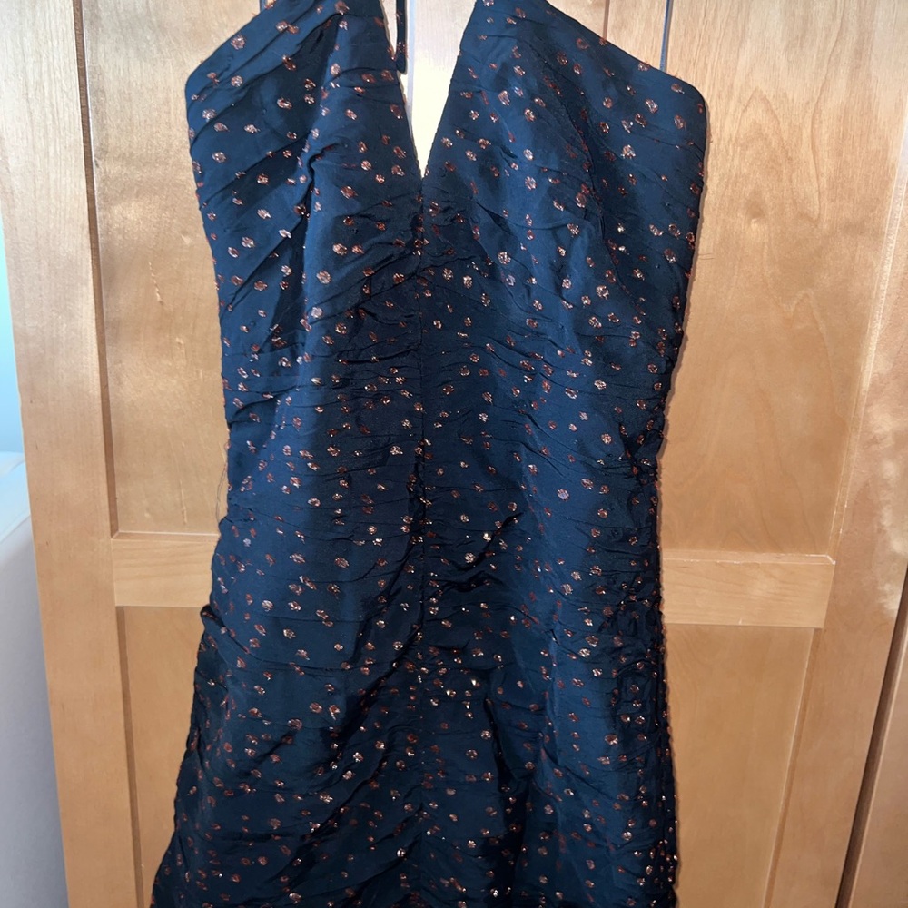 Black Ruched Dress - Picture 4 of 7